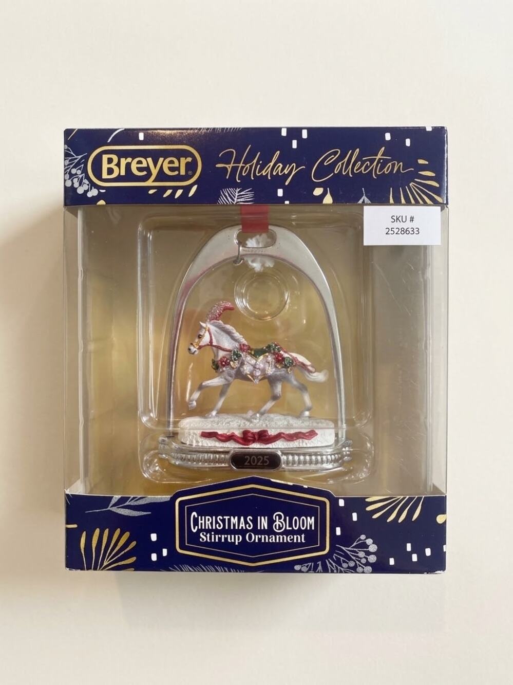 Breyer Christmas in Bloom 2025 26th in Series Stirrup Horse Holiday Ornament NEW